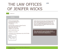 Tablet Screenshot of jwickslaw.com